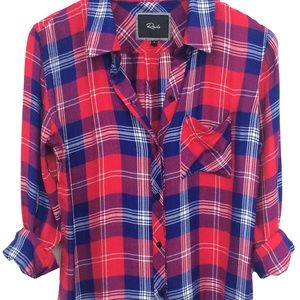 Rails Tops - Rails Women Plaid Shirt SZS Rails Tops - Rails Women Plaid Shirt SZS